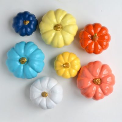 Spray Painted Pumpkins | Sisters, What! | Craft Collector
