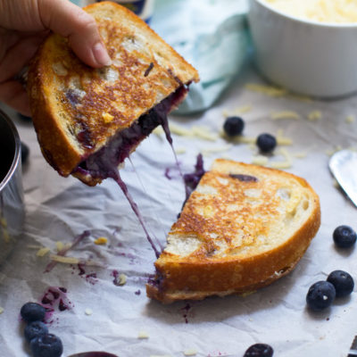 Blueberry and Gruyere Grilled Cheese | Cooking for Keeps | Craft Collector