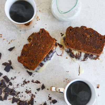 Banana Bread, Brie and Chocolate Grilled Cheese | How Sweet it is | Craft Collector