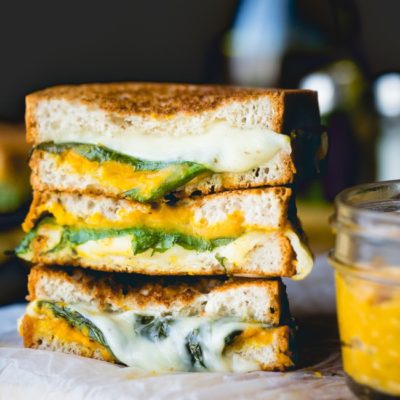 Pumpkin Hummus Grilled Cheese | Food Faith Fitness | Craft Collector