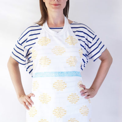 Recycled T-Shirt Apron | Maker Mama | Craft Collector