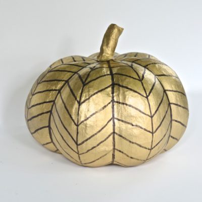 Black and Gold Pumpkin | Ciburbanity | Craft Collector
