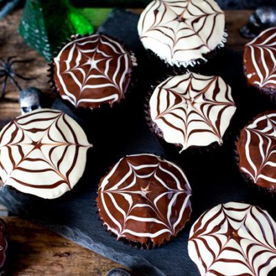 Spiderweb Cupcakes | Nicky’s Kitchen Sanctuary | Craft Collector