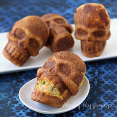 Chicken Broccoli Stuffed Skulls | Hungry Happenings | Craft Collector