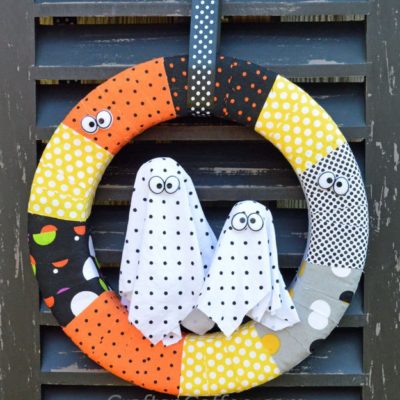 Boo Wreath | Crafts N Coffee | Craft Collector