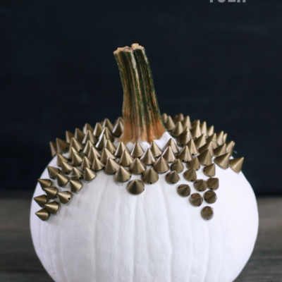 Studded Pumpkin | The Happy Tulip | Craft Collector