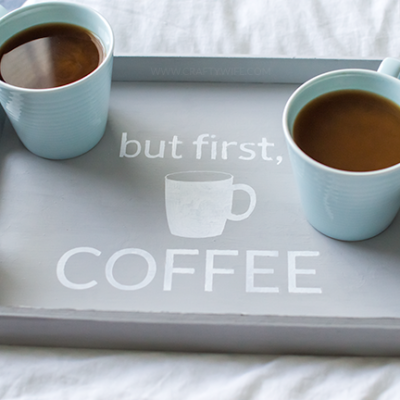 Coffee Breakfast Tray | Simply Made Fun | Craft Collector