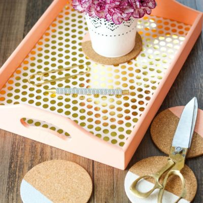 Gold Leaf Tray | The Casual Craftlete | Craft Collector