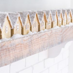 Wooden Houses Advent Calendar | Sugar and Charm | Craft Collector