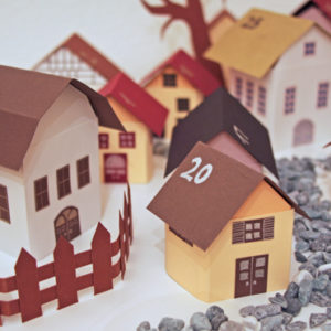 Paper House Advent Calendar | Deschdanja | Craft Collector