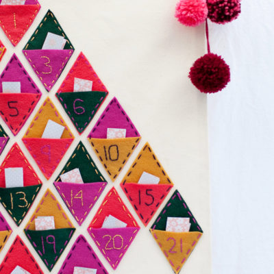 Felt Banner Calendar | Tell Love and Party | Craft Collector