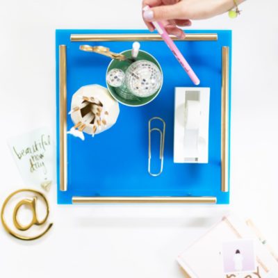 Acrylic Gold Bar Tray | Lovely Indeed | Craft Collector