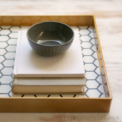 Honeycomb Tray | Grey Luster Girl | Craft Collector