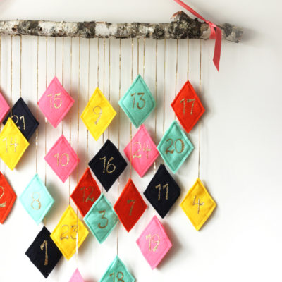 Felt Hanging Advent Calendar | The Sweet Escape | Craft Collector