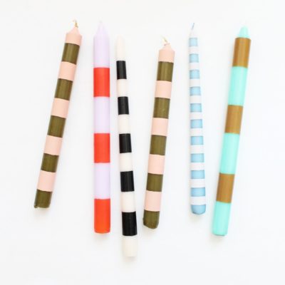 Colorful Tapered Candles | Lindsey Crafter | Craft Collector